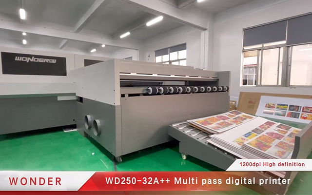 WD250-32A++ Multi pass vivid color printer